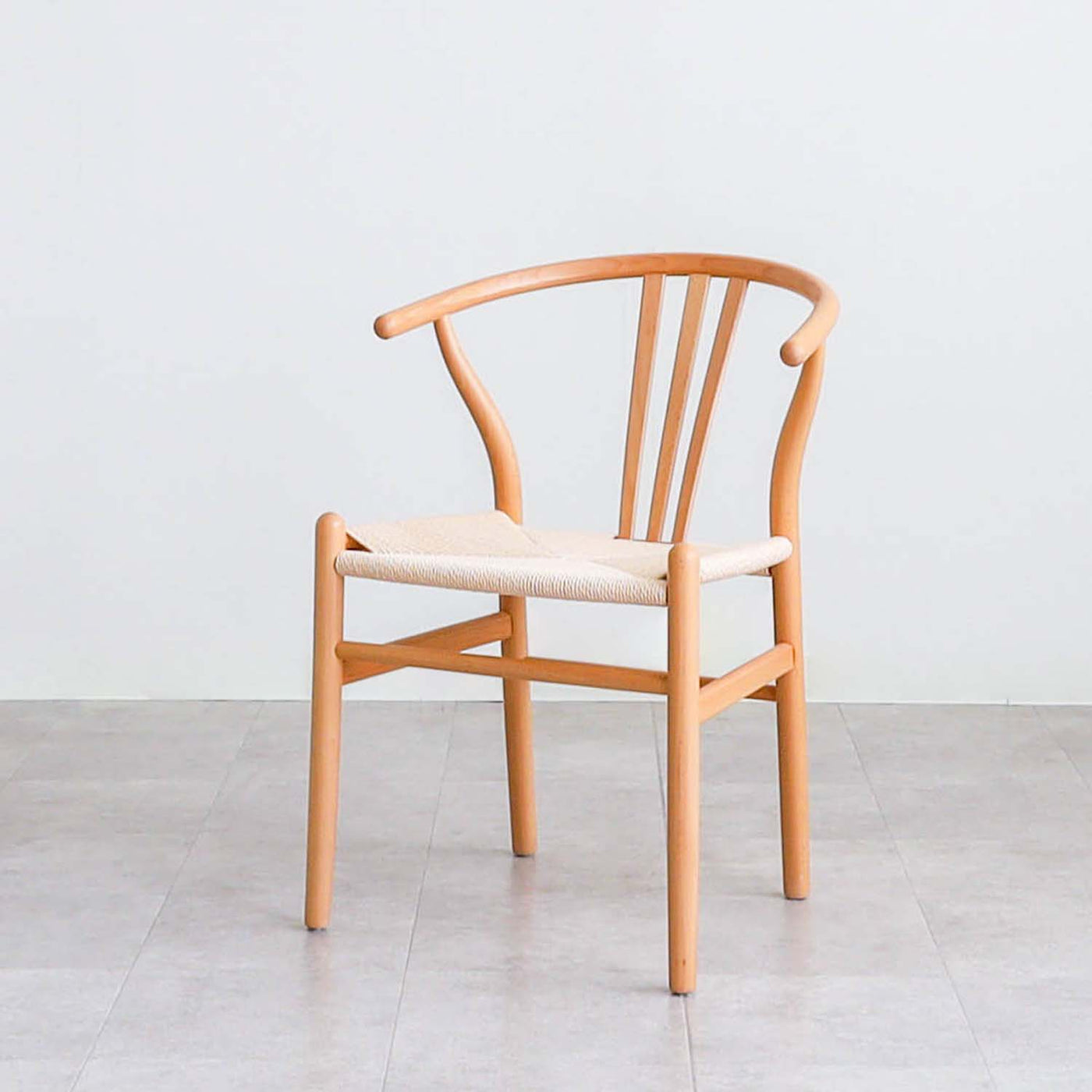 ダイニングチェア アームチェア ペーパーコード座面 2脚セット / 02000055