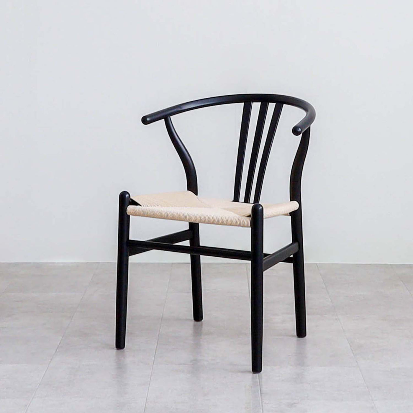 ダイニングチェア アームチェア ペーパーコード座面 2脚セット / 02000055