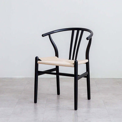 ダイニングチェア アームチェア ペーパーコード座面 2脚セット / 02000055