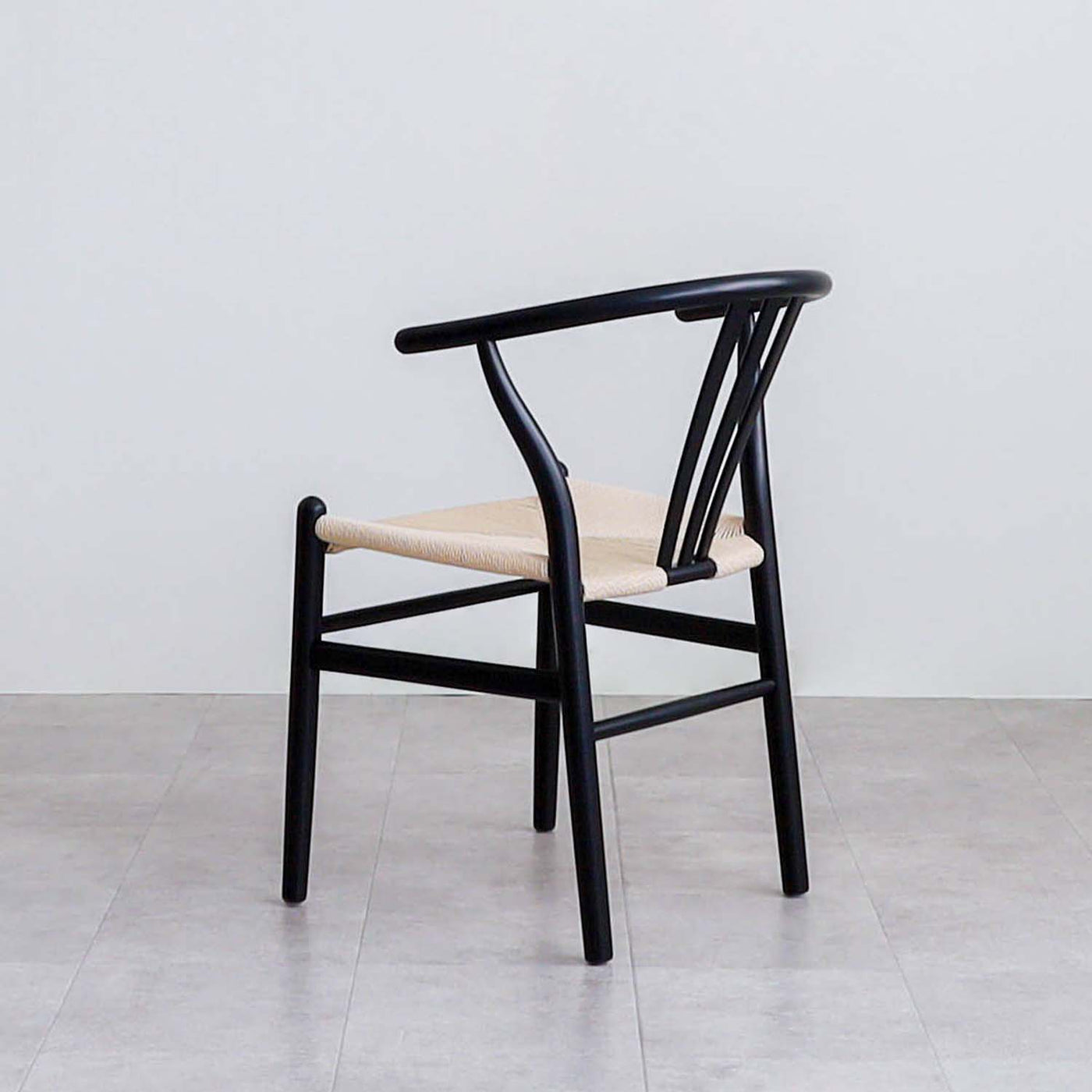 ダイニングチェア アームチェア ペーパーコード座面 2脚セット / 02000055