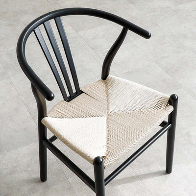 ダイニングチェア アームチェア ペーパーコード座面 2脚セット / 02000055