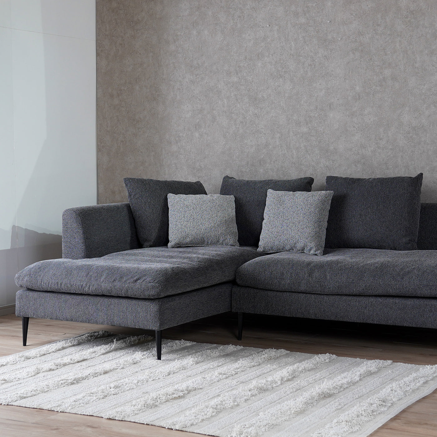 3人掛け カウチソファ  / 07510044 開梱設置付き