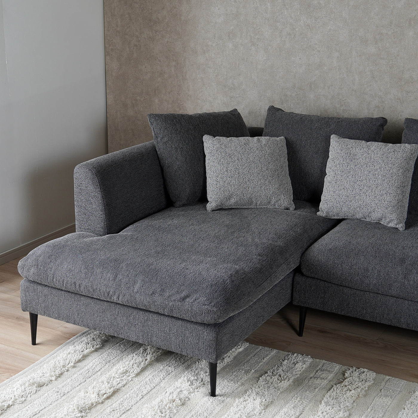 3人掛け カウチソファ  / 07510044 開梱設置付き