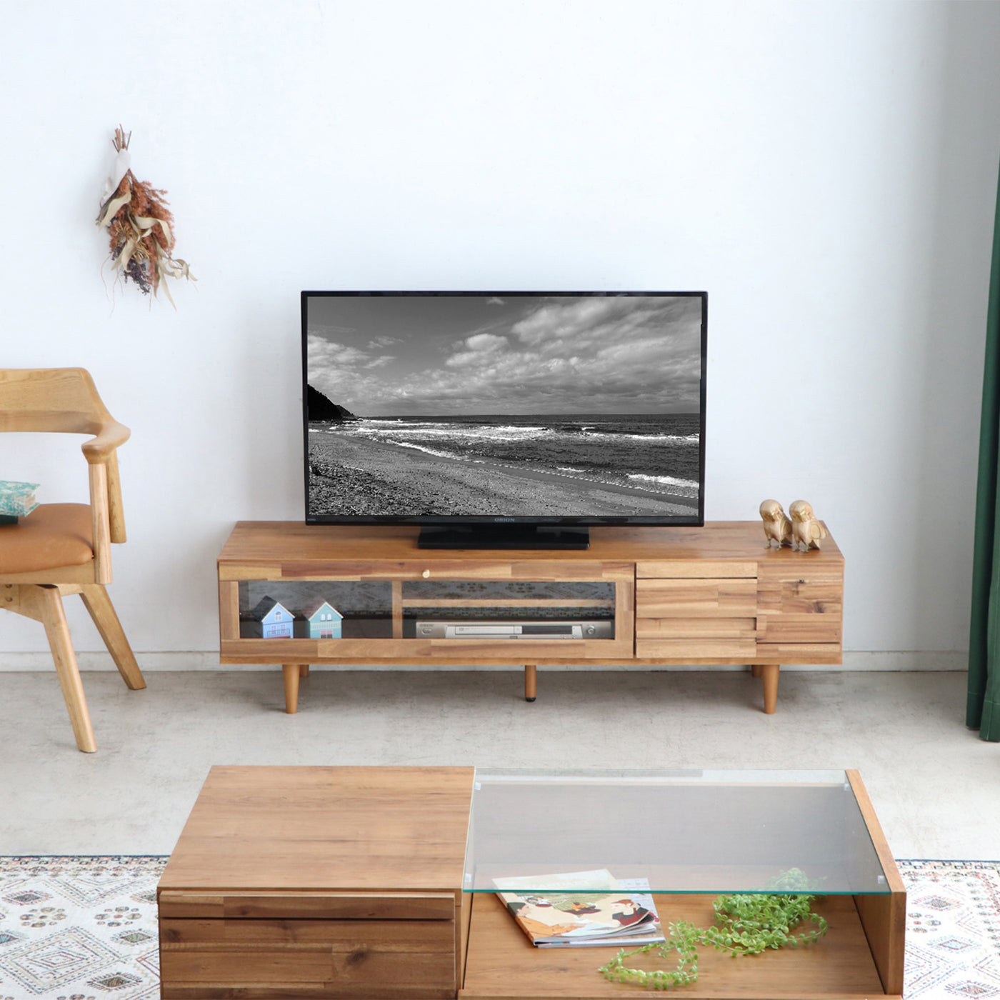 日本製 テレビボード 幅140cm / 54682360