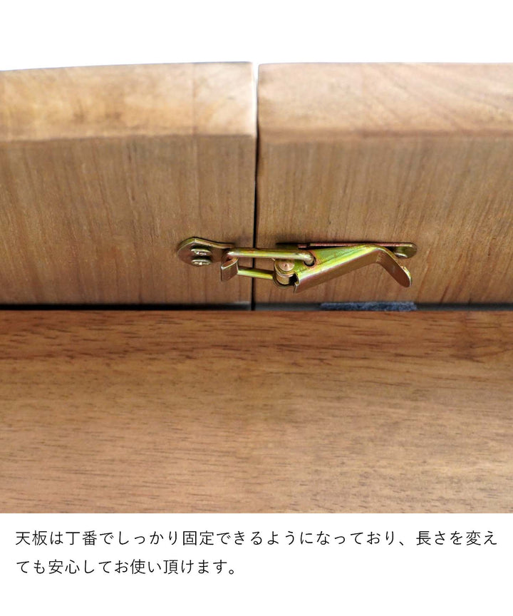 伸長式 ラウンドダイニングテーブル 楕円 幅90-120cm 単品 / 54685310