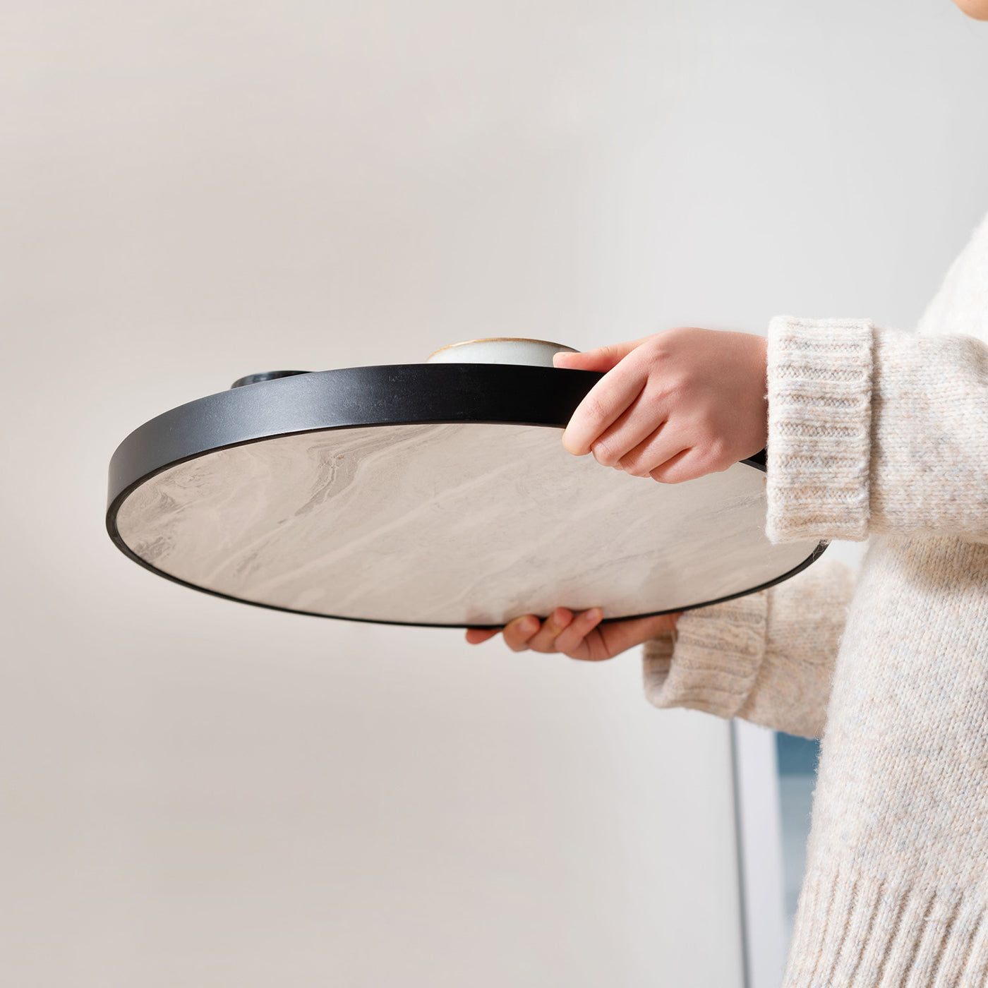 トレー型 サイドテーブル 幅42cm / CIR-502