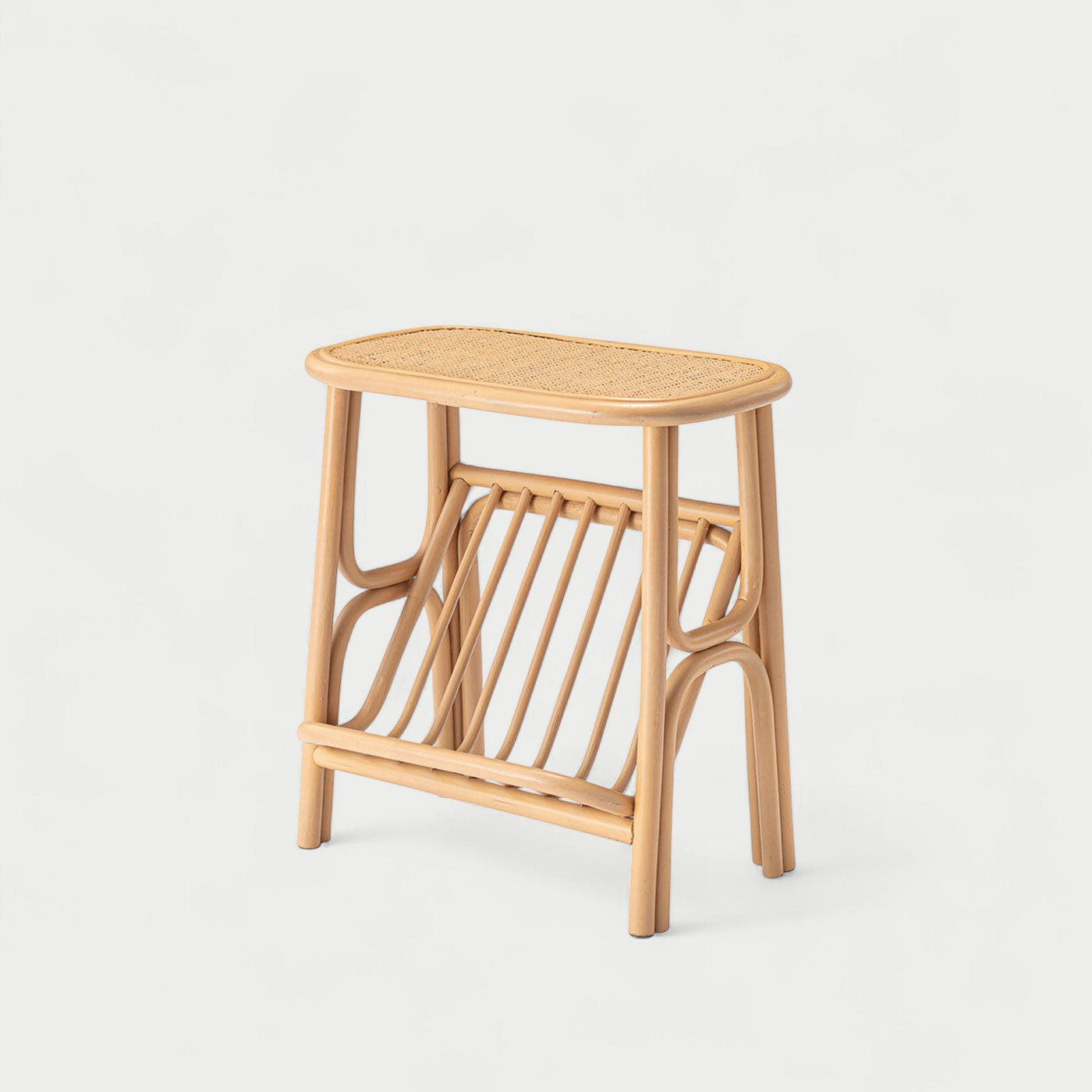 マガジンラック付き サイドテーブル 幅50cm / GUY-262NA