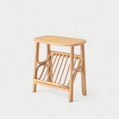 マガジンラック付き サイドテーブル 幅50cm / GUY-262NA