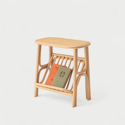 マガジンラック付き サイドテーブル 幅50cm / GUY-262NA