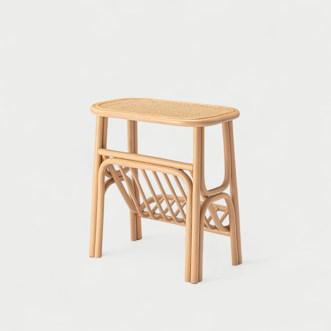 マガジンラック付き サイドテーブル 幅50cm / GUY-262NA