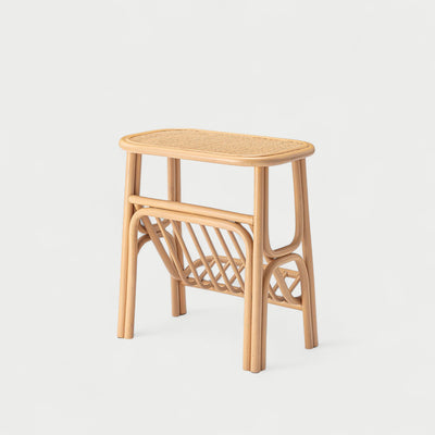 マガジンラック付き サイドテーブル 幅50cm / GUY-262NA