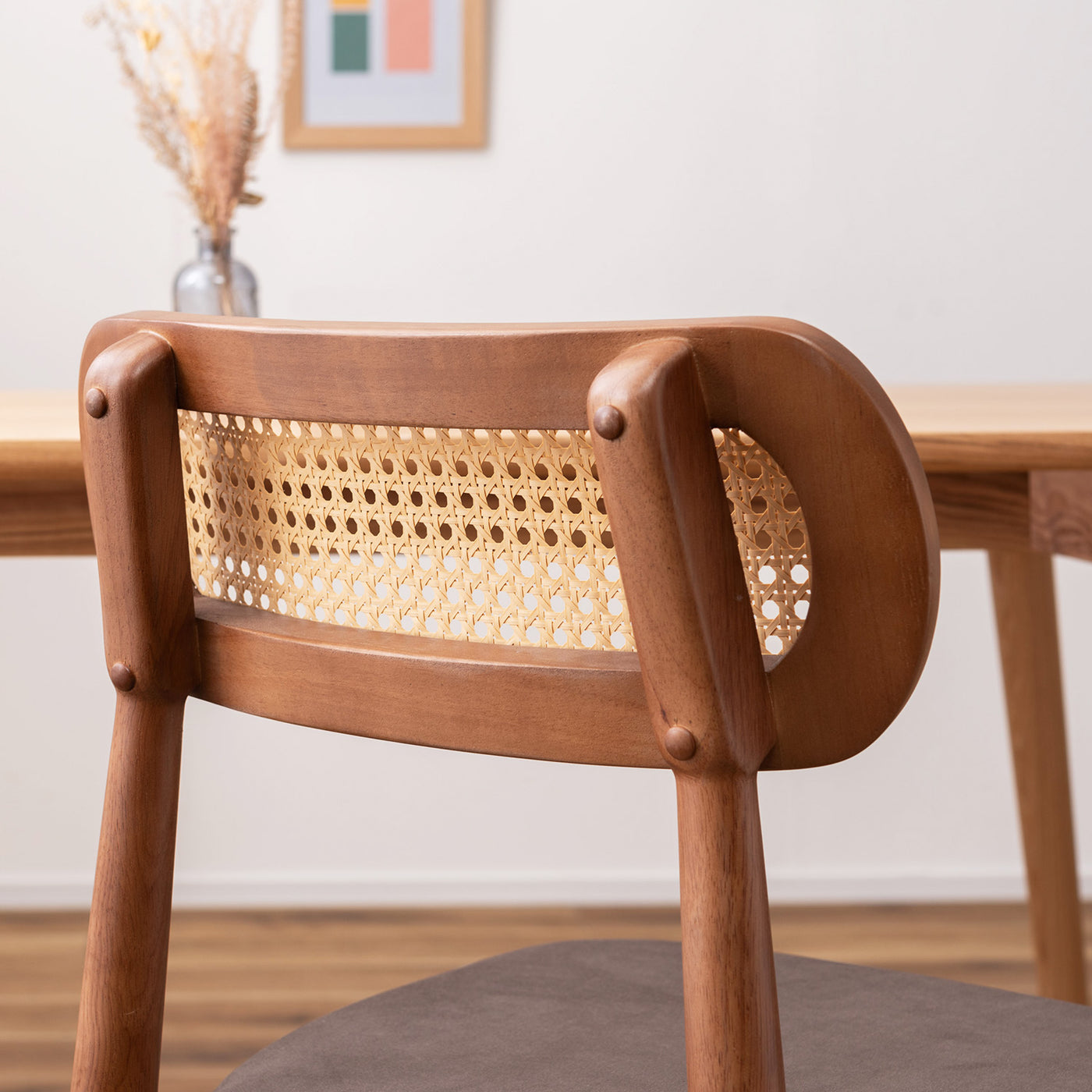 ダイニングチェア 木フレーム ファブリック / HOC-811