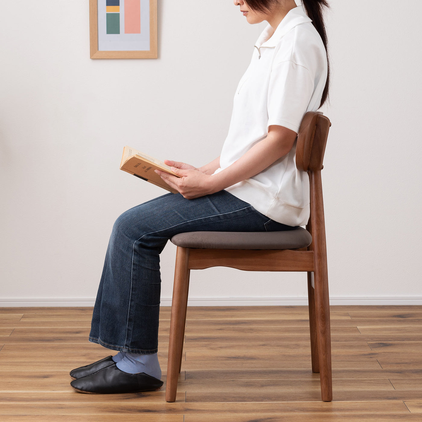 ダイニングチェア 木フレーム ファブリック / HOC-811