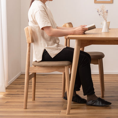 ダイニングチェア 木フレーム ファブリック / HOC-811