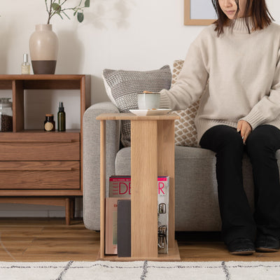 無垢材 サイドテーブル 幅32cm / MTK-301NA