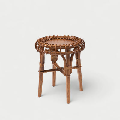 ラタン サイドテーブル 幅40cm / NRS-505