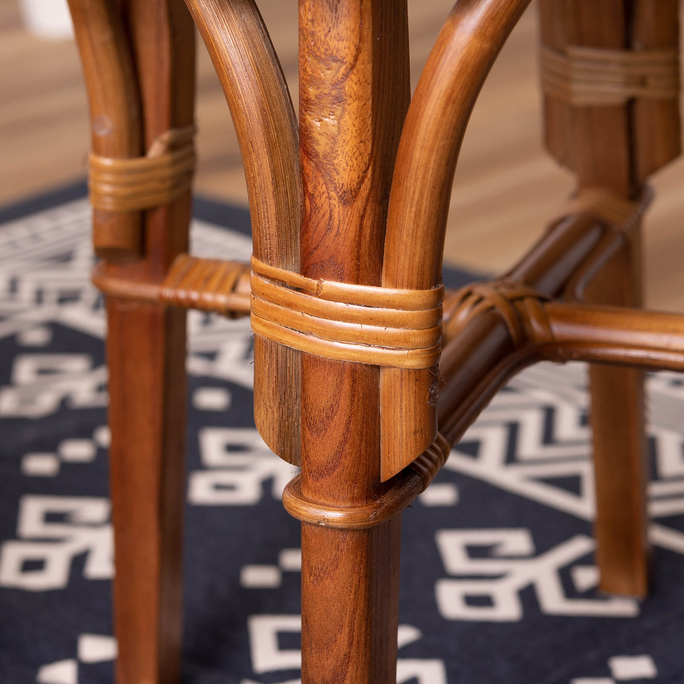 ラタン サイドテーブル 幅40cm / NRS-505