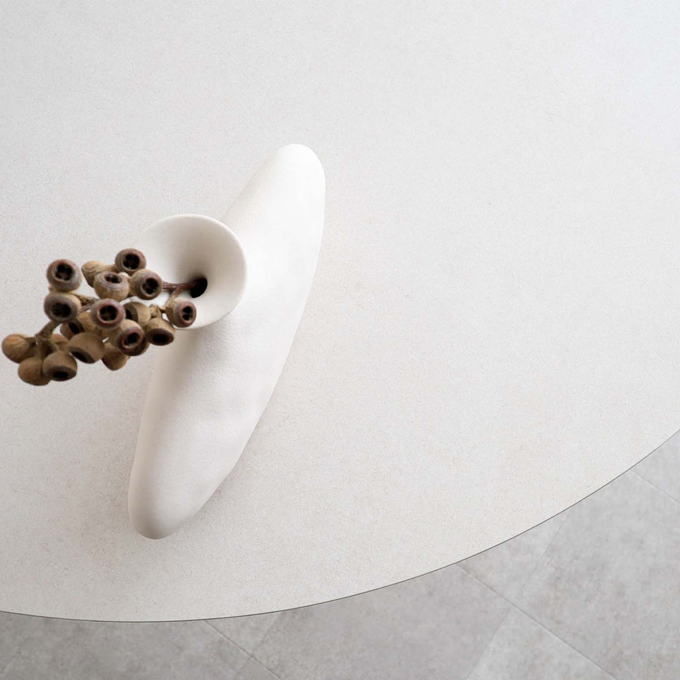 セラミク天板 ラウンド ダイニングテーブル ラウンドテーブル 幅100cm / 11170016