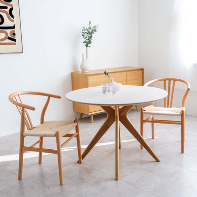 セラミク天板 ラウンド ダイニングテーブル ラウンドテーブル 幅100cm / 11170016