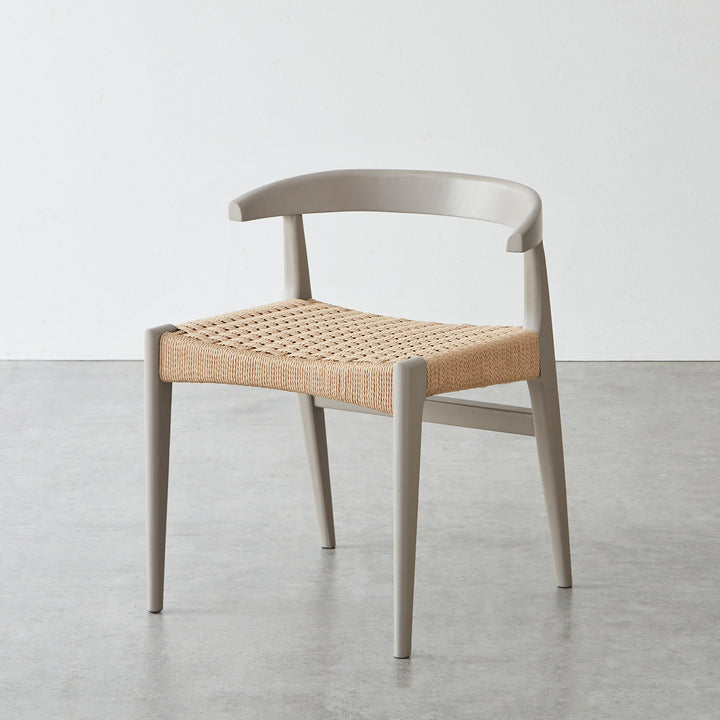 【HARA】木製アームチェア ペーパーコード座面 ダイニングチェア アームチェア / CH001 ペーパーコード座面 – Cofel