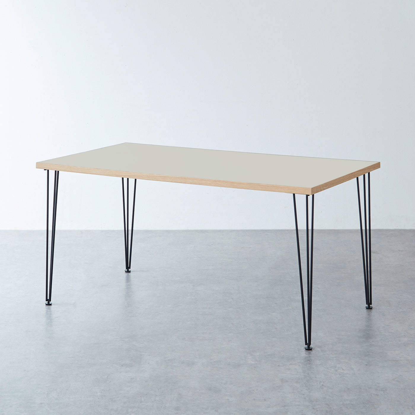 メラミン天板 ダイニングテーブル 幅150cm / DT002 スチール脚