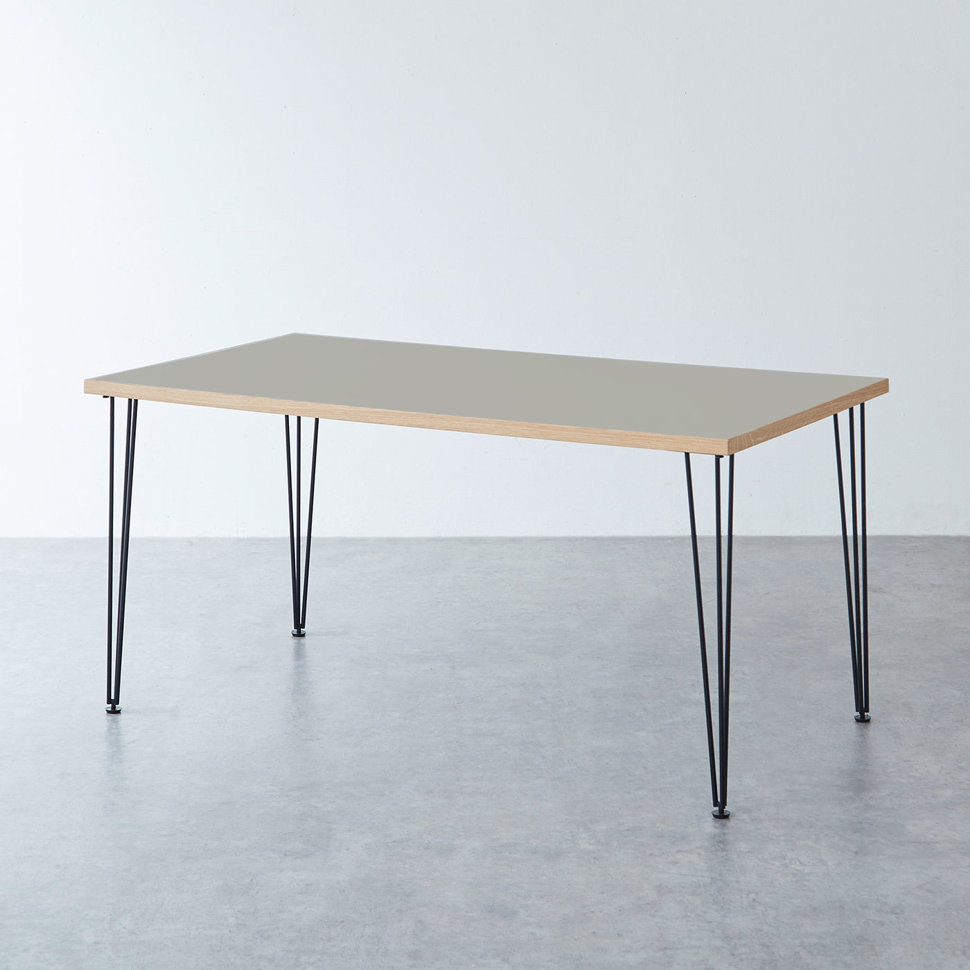 メラミン天板 ダイニングテーブル 幅150cm / DT002 スチール脚