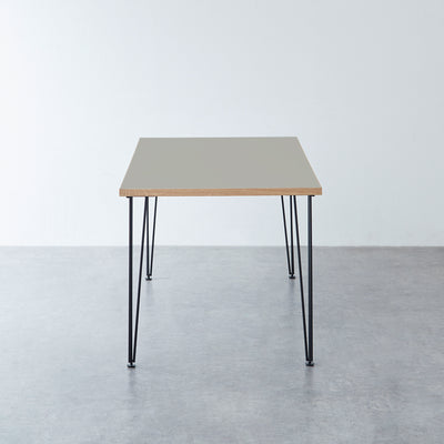 メラミン天板 ダイニングテーブル 幅150cm / DT002 スチール脚