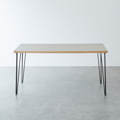 メラミン ダイニングテーブル 幅150cm / DT002 スチール脚