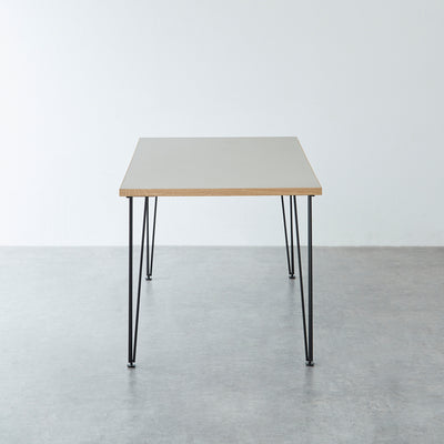 メラミン ダイニングテーブル 幅150cm / DT002 スチール脚