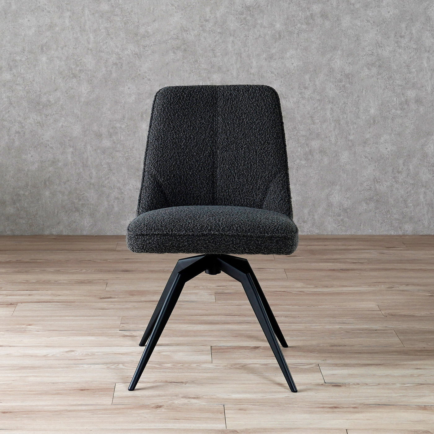 ダイニングチェア 回転チェア ブークレ ファブリック / PC-181