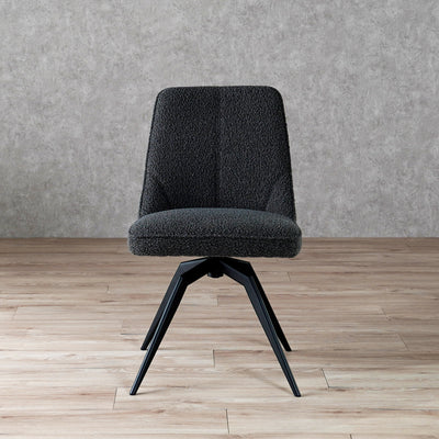 ダイニングチェア 回転チェア ブークレ ファブリック / PC-181