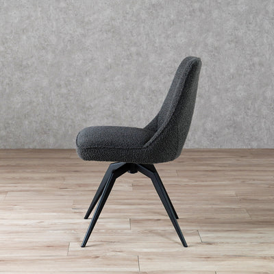 ダイニングチェア 回転チェア ブークレ ファブリック / PC-181