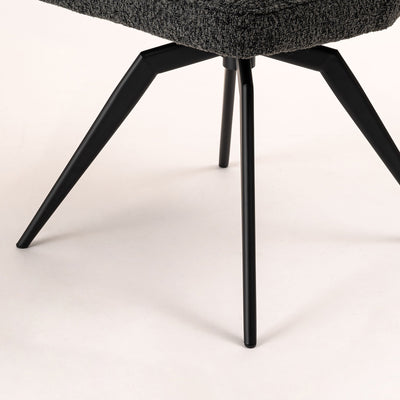 ダイニングチェア 回転チェア ブークレ ファブリック / PC-181