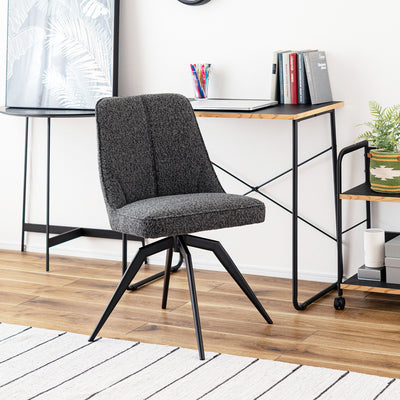 ダイニングチェア 回転チェア ブークレ ファブリック / PC-181