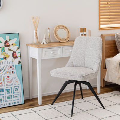 ダイニングチェア 回転チェア ブークレ ファブリック / PC-181