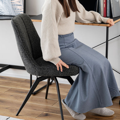 ダイニングチェア 回転チェア ブークレ ファブリック / PC-181