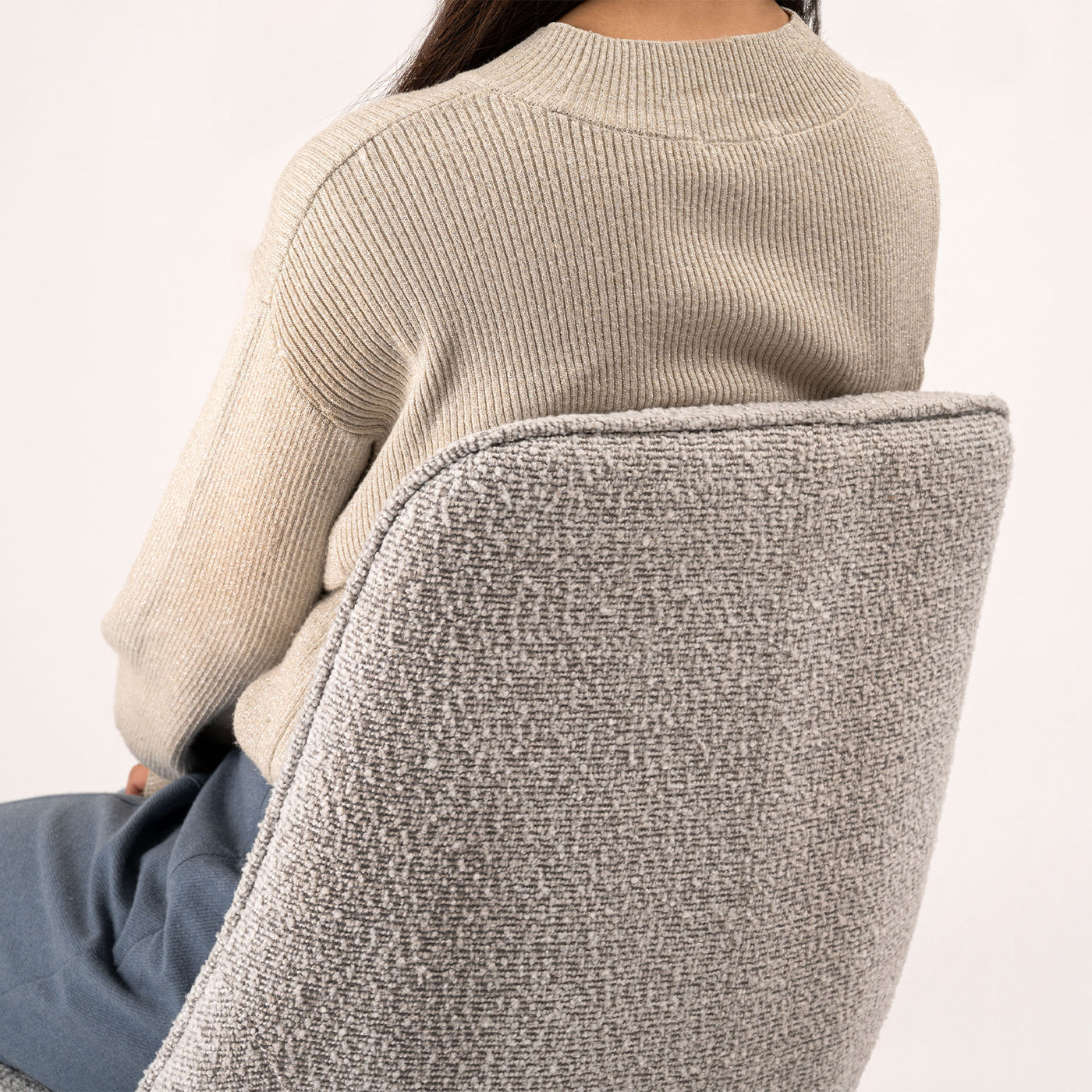 ダイニングチェア 回転チェア ブークレ ファブリック / PC-181