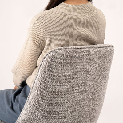 ダイニングチェア 回転チェア ブークレ ファブリック / PC-181