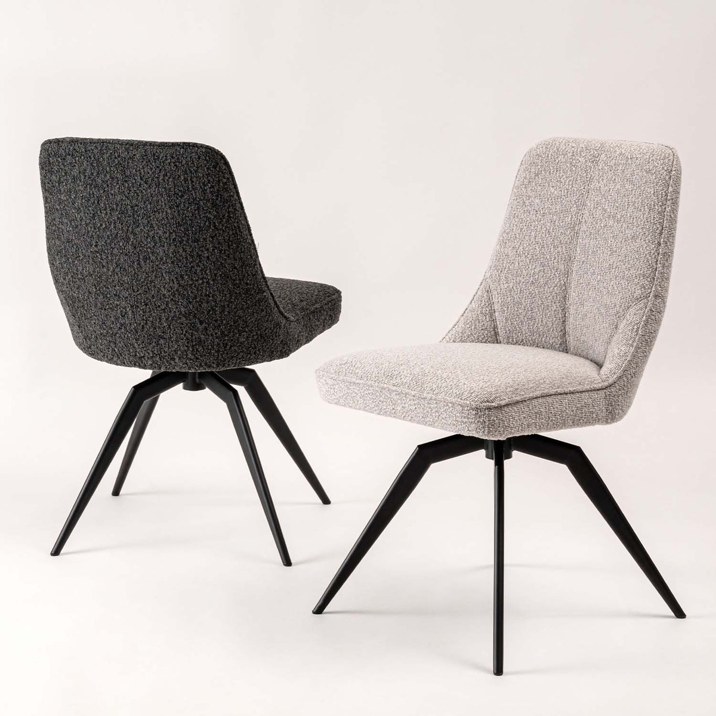 ダイニングチェア 回転チェア ブークレ ファブリック / PC-181