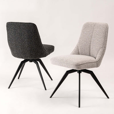 ダイニングチェア 回転チェア ブークレ ファブリック / PC-181