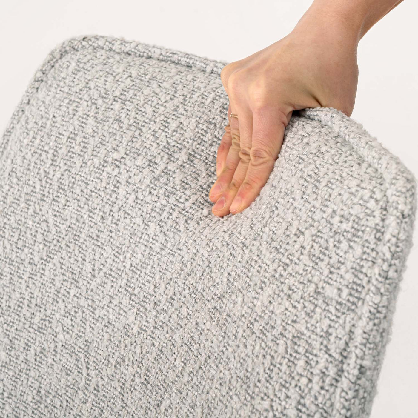 ダイニングチェア アーム 回転チェア ブークレ ファブリック / PC-182