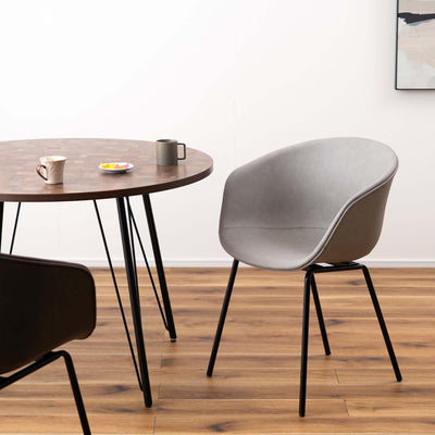 ダイニングチェア ラウンドチェア ソフトレザー PU / PC-989