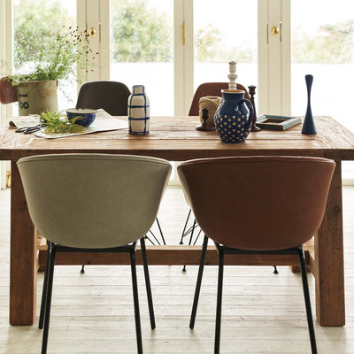 ダイニングチェア ラウンドチェア ソフトレザー PU / PC-989