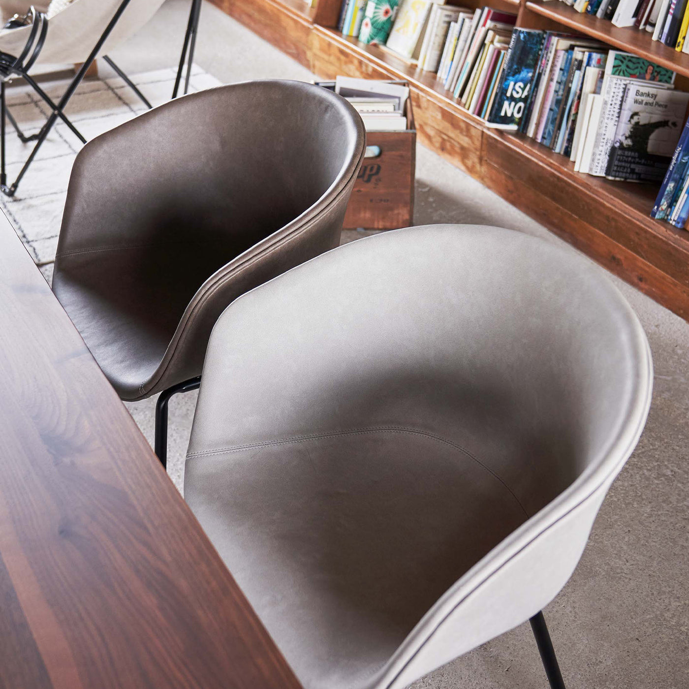 ダイニングチェア ラウンドチェア ソフトレザー PU / PC-989