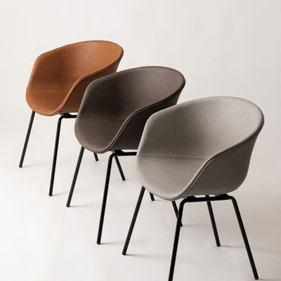 ダイニングチェア ラウンドチェア ソフトレザー PU / PC-989