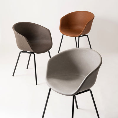 ダイニングチェア ラウンドチェア ソフトレザー PU / PC-989