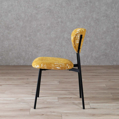 ダイニングチェア アームレスチェア ブークレ ファブリック / PC-267