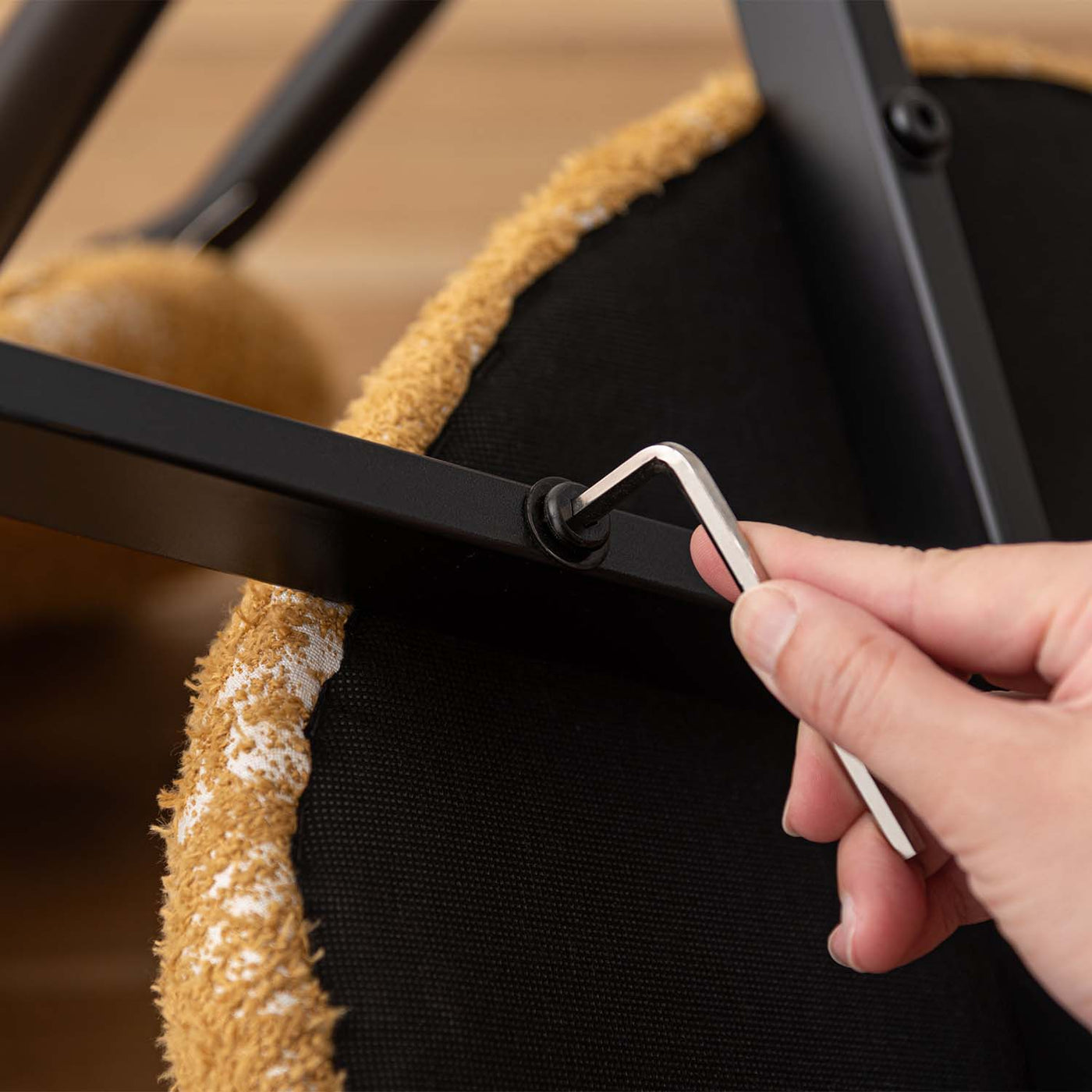 ダイニングチェア アームレスチェア ブークレ ファブリック / PC-267