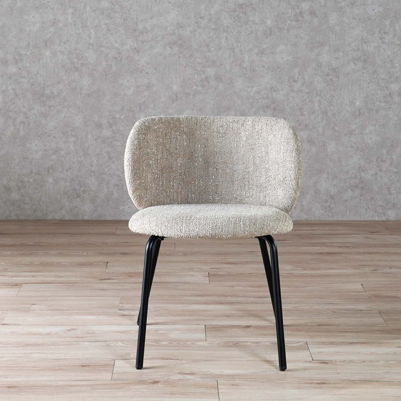 ダイニングチェア ラウンドチェア ブークレ ファブリック / PC-268