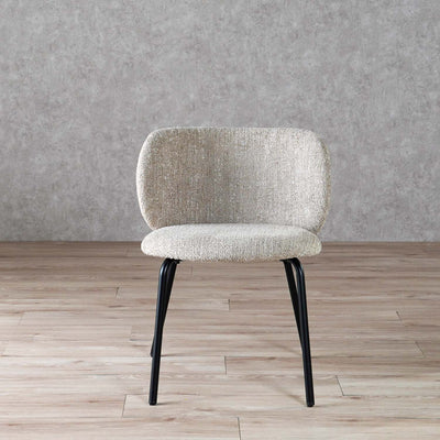 ダイニングチェア ラウンドチェア ブークレ ファブリック / PC-268